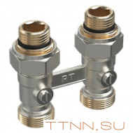 Узел нижнего подключения Royal Thermo прямой 1/2"х3/4" EK (никель)