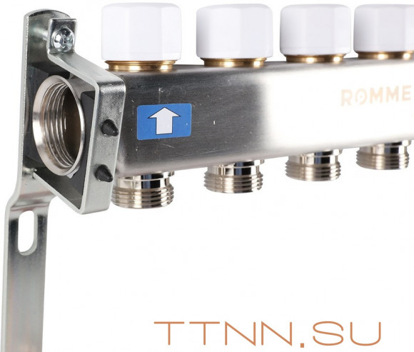 Для отопления Rommer 1"/3/4"x6 с расходомерами (RMS-1201-000006)