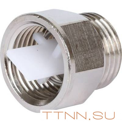 Клапан отсекающий, обратный, 1/2" никель STOUT SVC-1003-000015