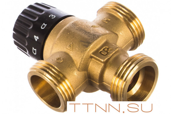 Смесительный клапан STOUT 1 1/4 НР 30-65°С KV 3,5