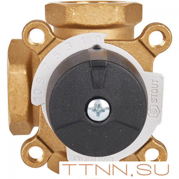 Смесительный клапан STOUT 1 KVs 12 м3/ч