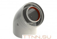 Dr-Thermo колено 60/100L MF 45 под коаксиальную систему