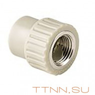 Муфта РосТурПласт PN25 комбинированная, внутр. резьба 25х3/4" арт.10936