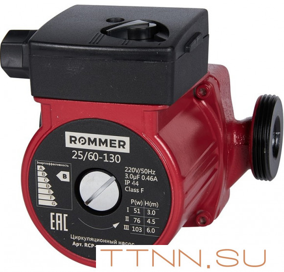 Насос для отопления Rommer 25/60-130