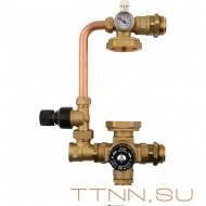 Насосно-смесительный узел с байпасом без насоса STOUT SDG-0020-002000