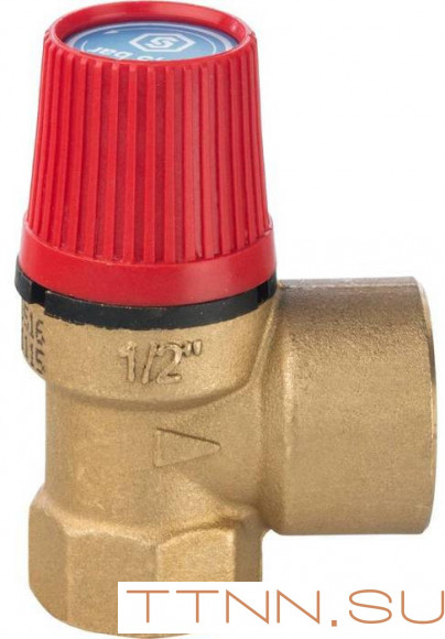 Клапан предохранительный 15 x 1/2" STOUT SVS-0001-001515