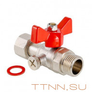 Кран для подключения  манометра 1/2"наружная - 1/2"внутренняя Valtec VT.806.N.0404