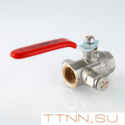 Кран шаровый с дренажным вентилем Valtec 1/ 2 VT.245