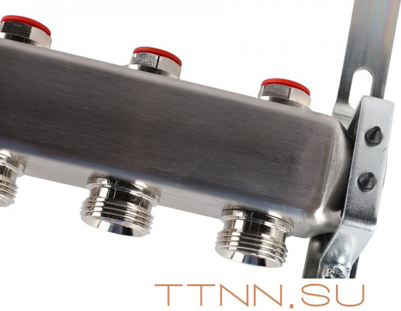 Для отопления Rommer 1"/3/4"x8 с запорными клапанами (RMS-3200-000008)