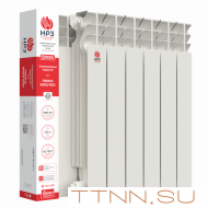 Алюминиевый радиатор НРЗ ЛЮКС 500/100 4 секции