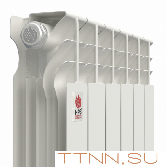 Алюминиевый радиатор НРЗ ЛЮКС 500/100 4 секции