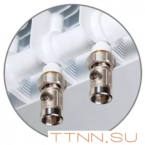 Биметаллический радиатор Rifar SUPReMO 350 х 8 секц НП прав (VR)