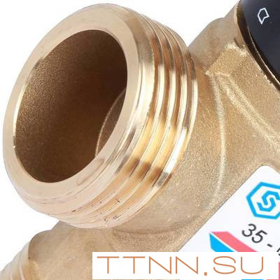 Смесительный клапан STOUT 1 НР 35-60°С KV 1,6 м3/ч