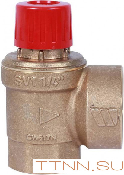 Клапан предохранительный 30х1 1/4" STOUT SVS-0001-003032