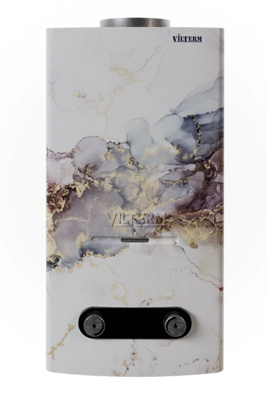 Газовый проточный водонагреватель VilTerm S10 Print (Мрамор)