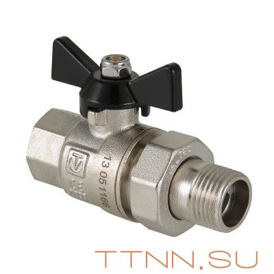 Кран шаровый с накидной гайкой Valtec 1/2" МF VT.327