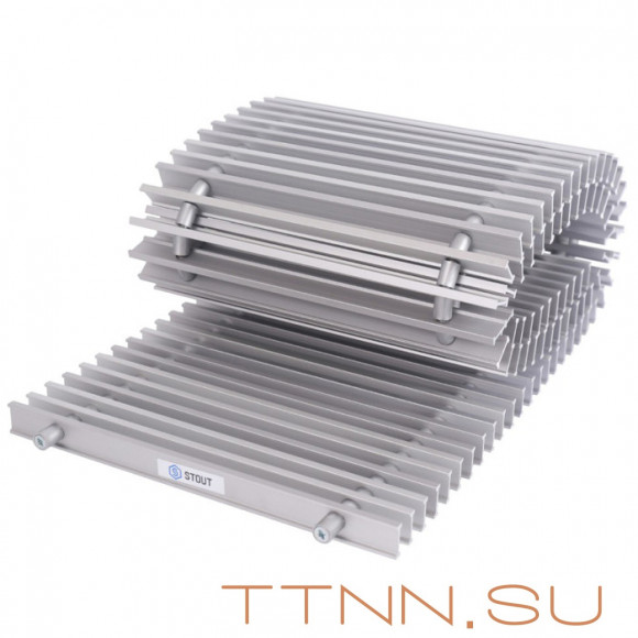 Внутрипольный конвектор длиной 1,1 м - 1,5 м STOUT SCQ-1100-1119125