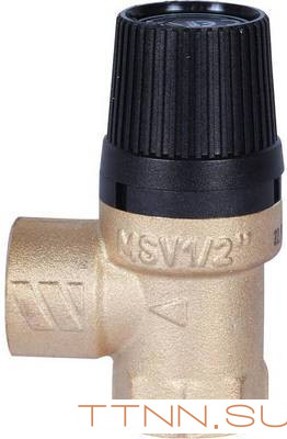 Клапан предохранительный 60х1/2" STOUT SVS-0001-016015