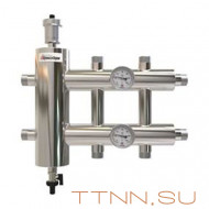 Совмещенные распределительные коллекторы с гидравлическими разделителями GSK 25-3